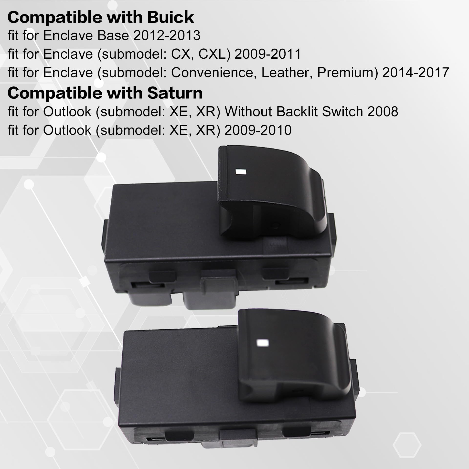 Amazon.com: GXARTS Power Window Switch Control Button Rear