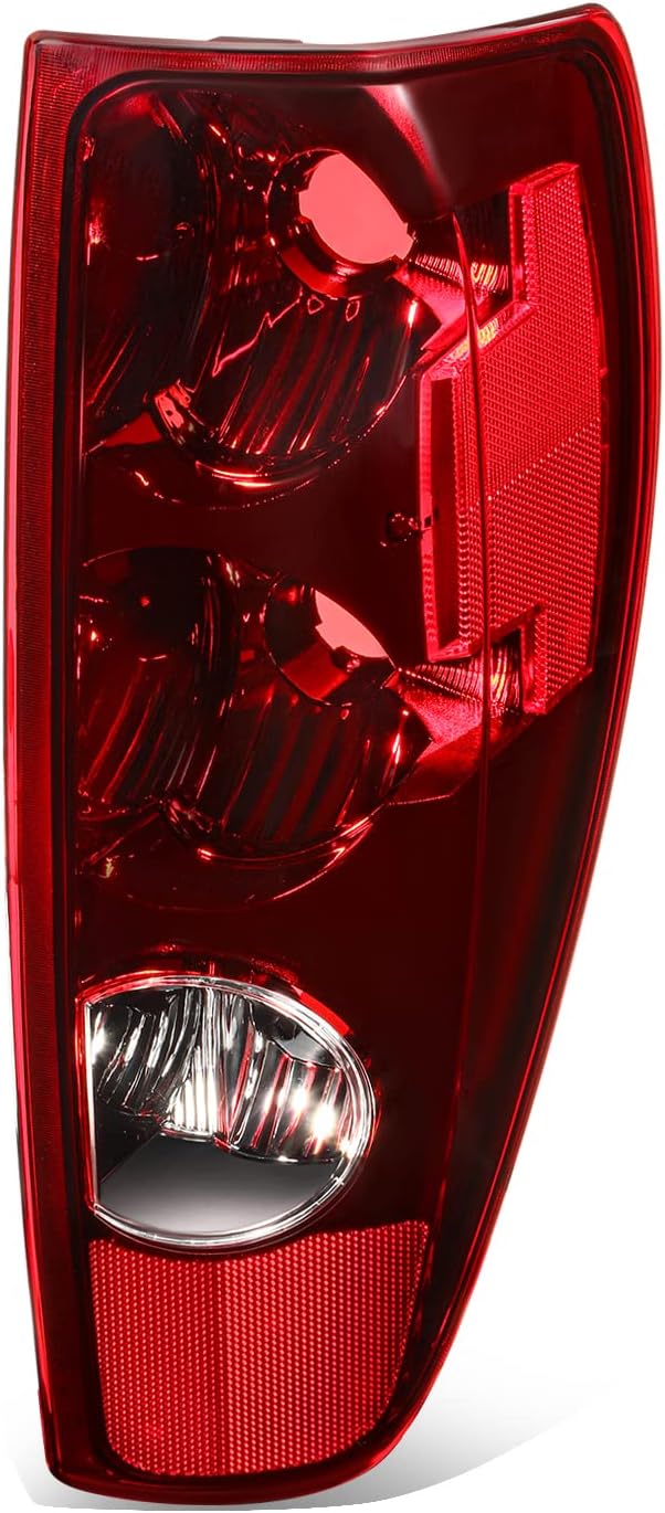 Auto Dynasty Rear Tail Lights Brake Lamps Compatible with 2004-2012 Chevrolet Colorado GMC Canyon, with Running Light, Passenger Right Side, Red Lens