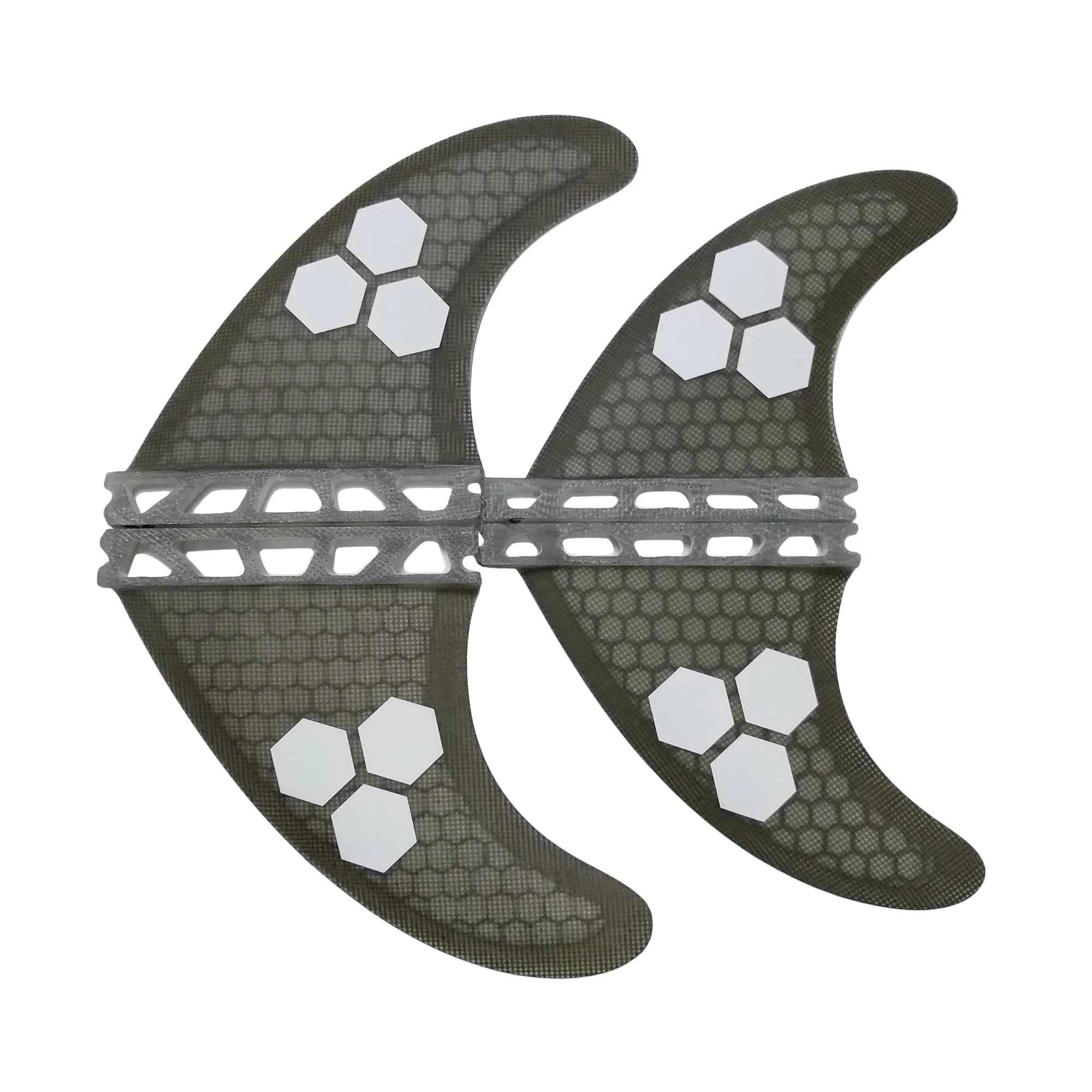 Juego de quillas cuádruples con Base pestaña única, Fibra Vidrio for Tabla Surf, Honeycomb G5 GX 4 Piezas