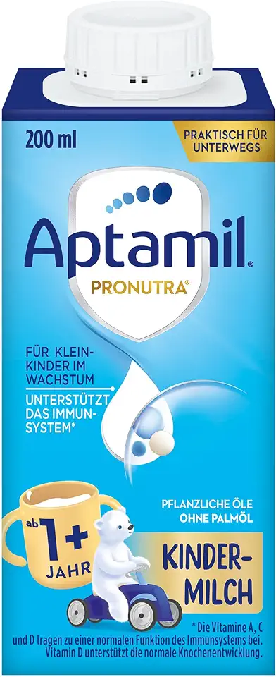 Aptamil Kindermilch 1 Plus trinkfertig – Kindermilch ab 1 Jahr – 15 x 200 ml