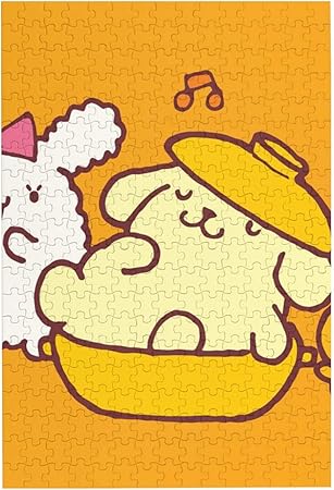 Amazon ポムポムプリン ジグソーパズル 300ピース 知育パズル キャラクター アニメパターン 萌えグッズ 減圧 子供 初心者向け ギフト プレゼント パズル 家族の活動 おもちゃ おもちゃ