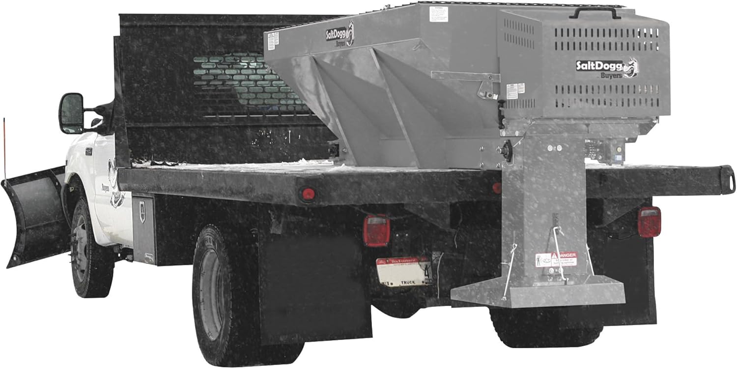 SaltDogg Stainless Steel Hopper Spreader Kit - 96in.L, 2.0 Cu. Yd. Capacity, Ext. Chute, Model Number 1400100SS
