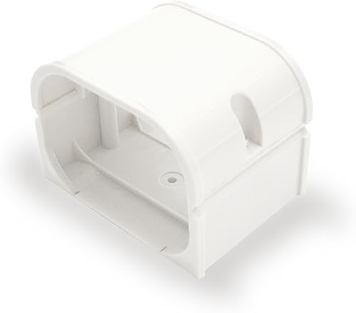 Miniatura 5 de Jeacent Kit de cubierta de tubería de PVC AC de 3 pulgadas de ancho y 11.3 pies para mini split, aire acondicionado central, bomba de calor