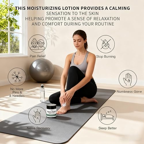 Miniatura 4 de Nerve Cream, Neuropathy Lotion with Arnica, Daily Nourishment for Health, Suitable for Knee, Lumbar, Neck, Hand and Foot -3.5OZ Organics Cream - 1Pcs