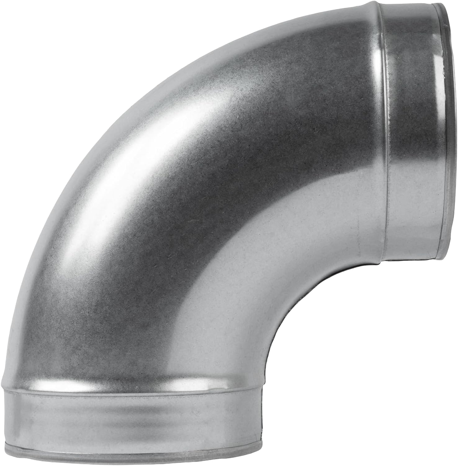 Photo 1 of ECOPRO VENT 6" 90° Galvanized Steel Duct Elbow