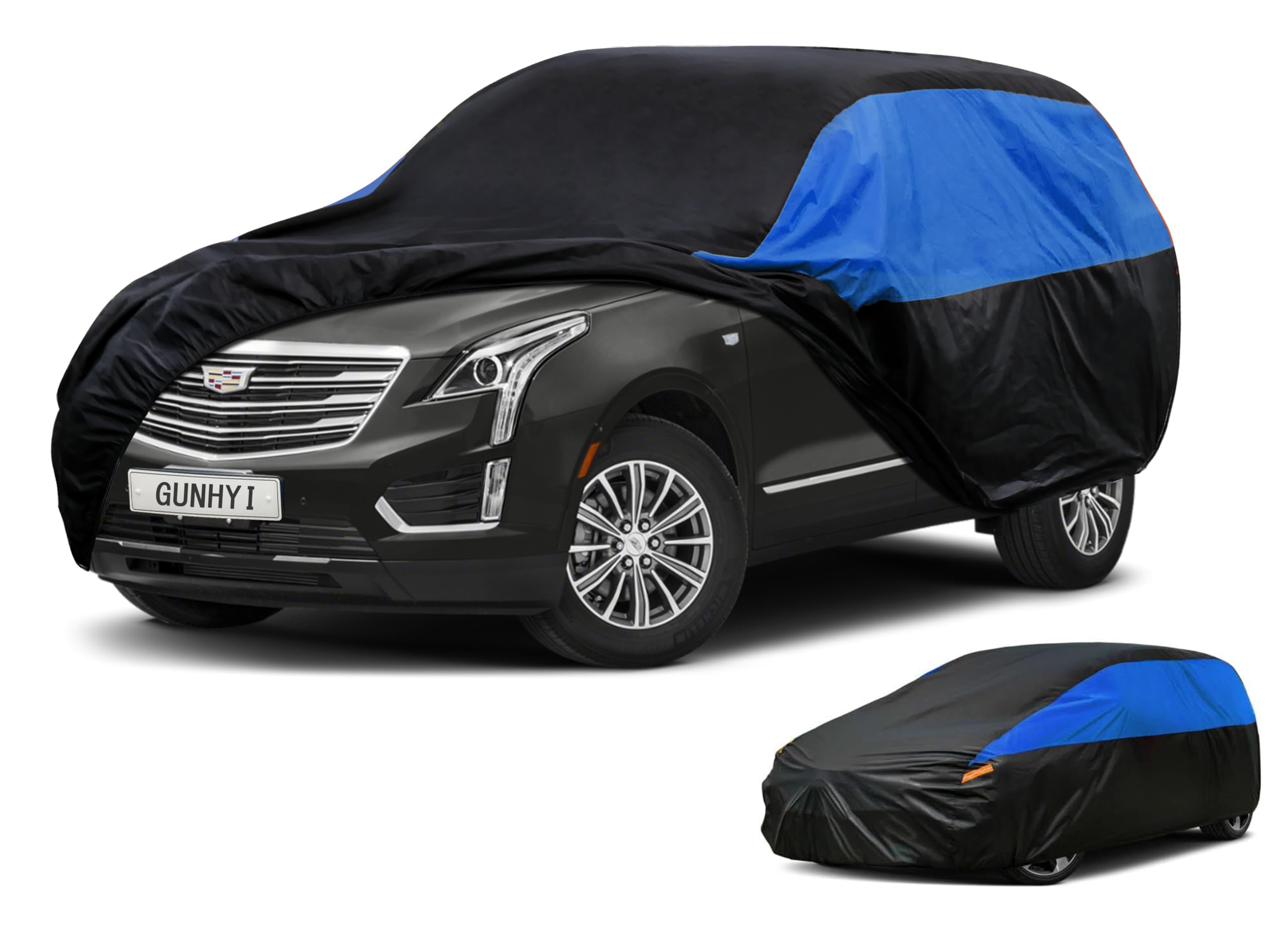 GUNHYI Cadillac Car Cover Custom Fit Cadillac XT5 Waterproof All Weather, Lightweight Full Car Cover Outdoor Sun UV Rain Dust Snow Wind Protection.