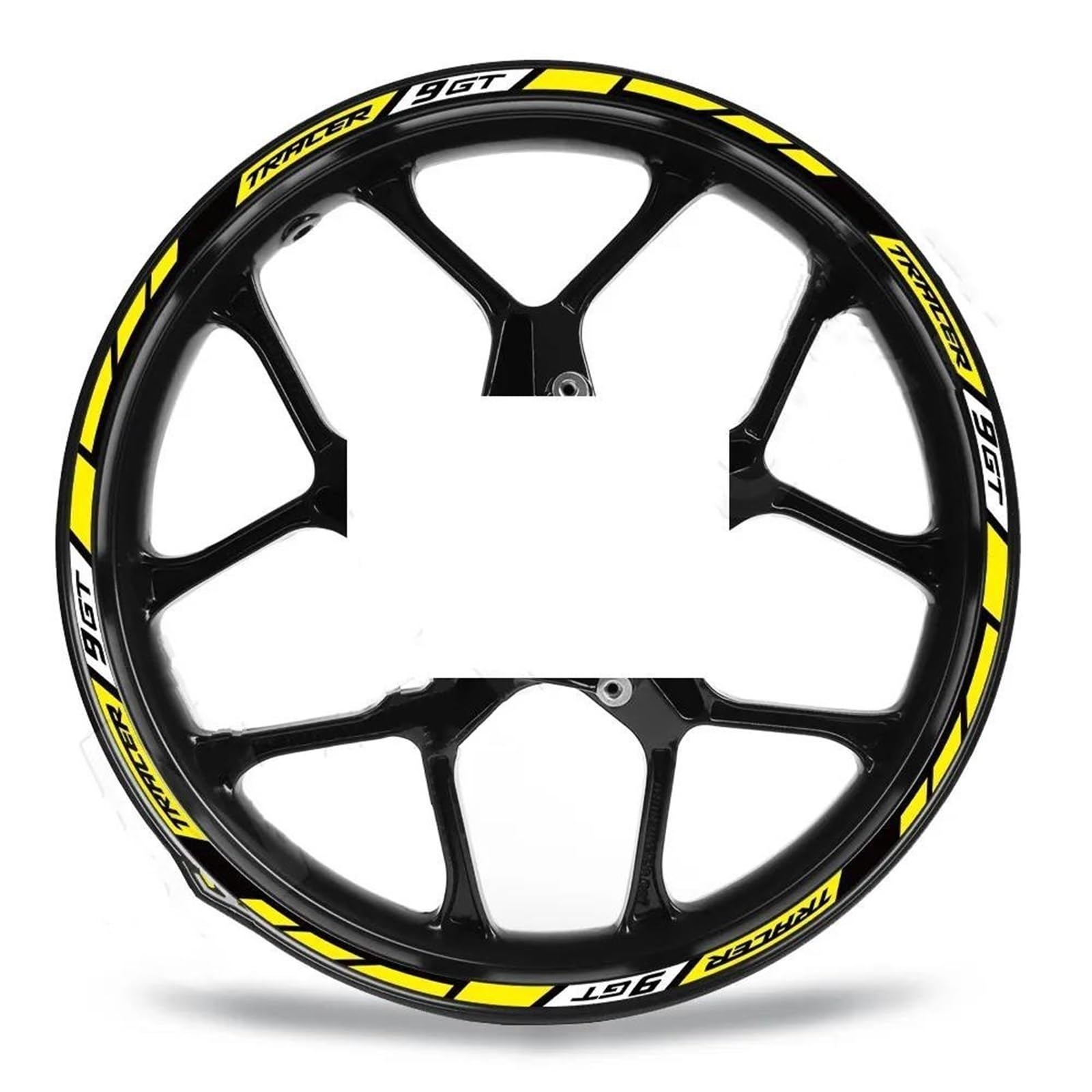 Stickers Reflective Motorcycle Wheel Stickers Rim for Tracer 9GT 900GT 2023(Style 4)