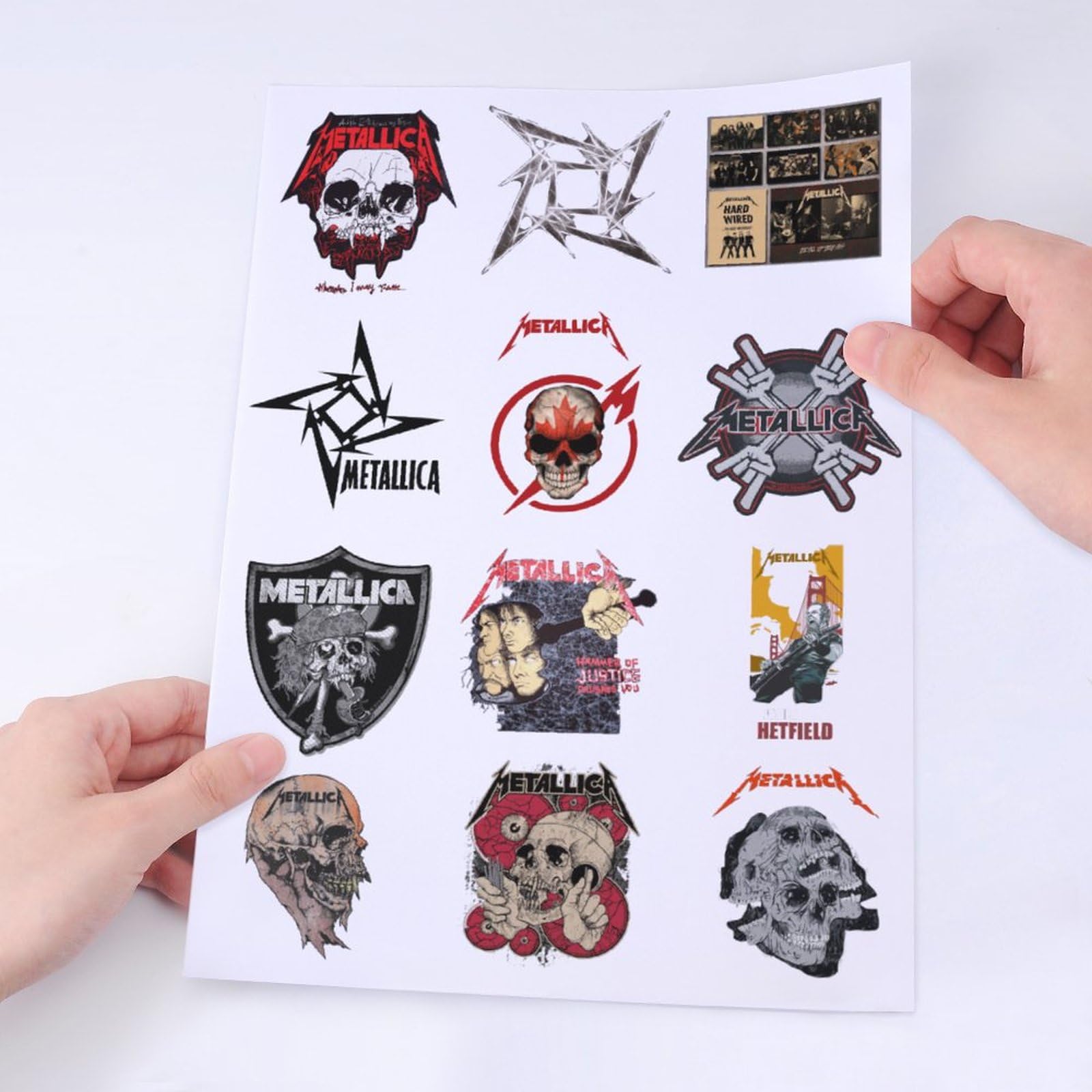 Amazon.co.jp: ステッカーセット METALLICA メタリカ METALLICA