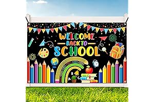 1st Day of School Backdrop: Embark on a Scholastic Adventure