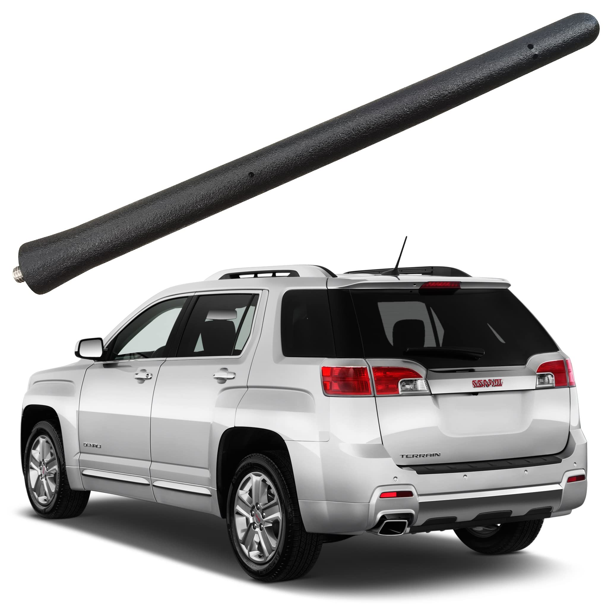 Rubber Antenna Replacement For Chevy Equinox 2010-2017 - 6 3/4 Inch Car Wash Proof Mast