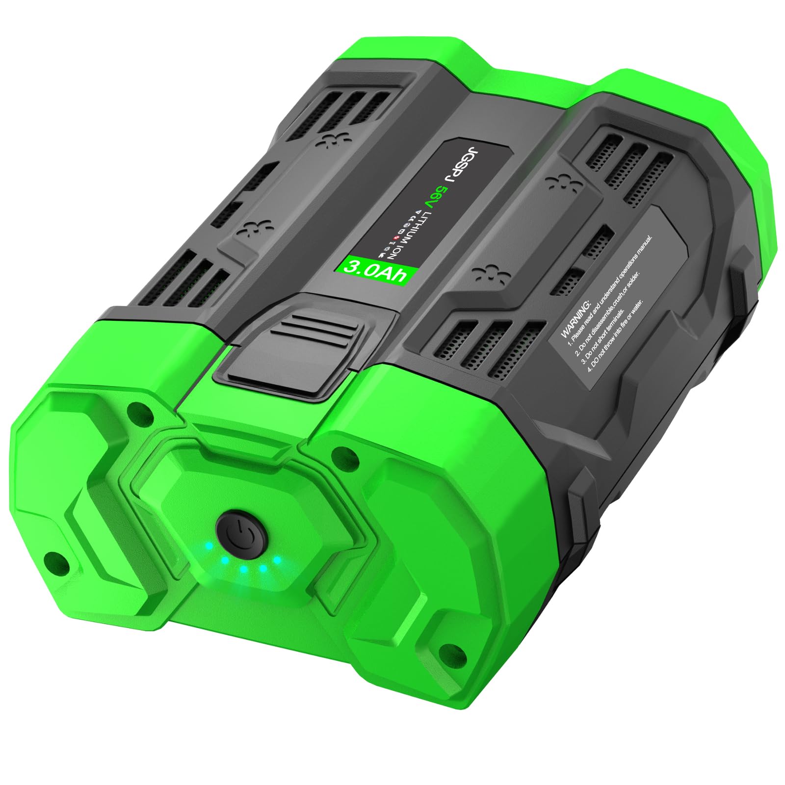 Batería de ion de litio de 56 voltajes, 3000 mAh, repuesto para baterías EGO BA1400 BA2800 BA4200, compatible con herramientas eléctricas inalámbricas EGO y cargadores EGO de 56 V