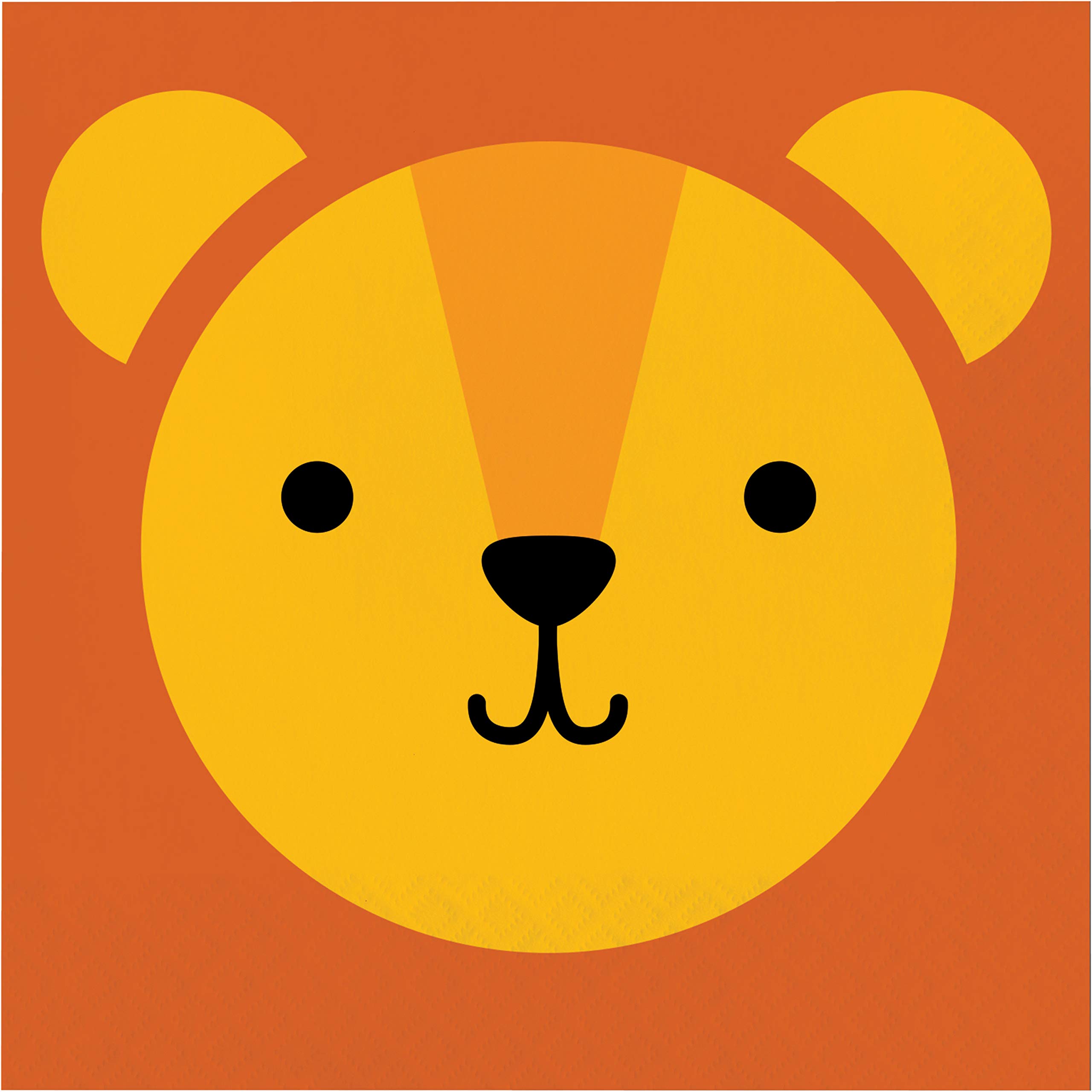 Creative ConvertingAnimal Faces Lion Luncheon Napkin 16ct