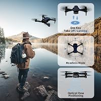 FAKJANK X19 Mini Drón 720P HD Dupla Kamerával, WiFi FPV Élő Képátvitel, Összecsukható Quadcopter Gyerekeknek, Kezdőknek, Gesztus Vezérlés, O 5
