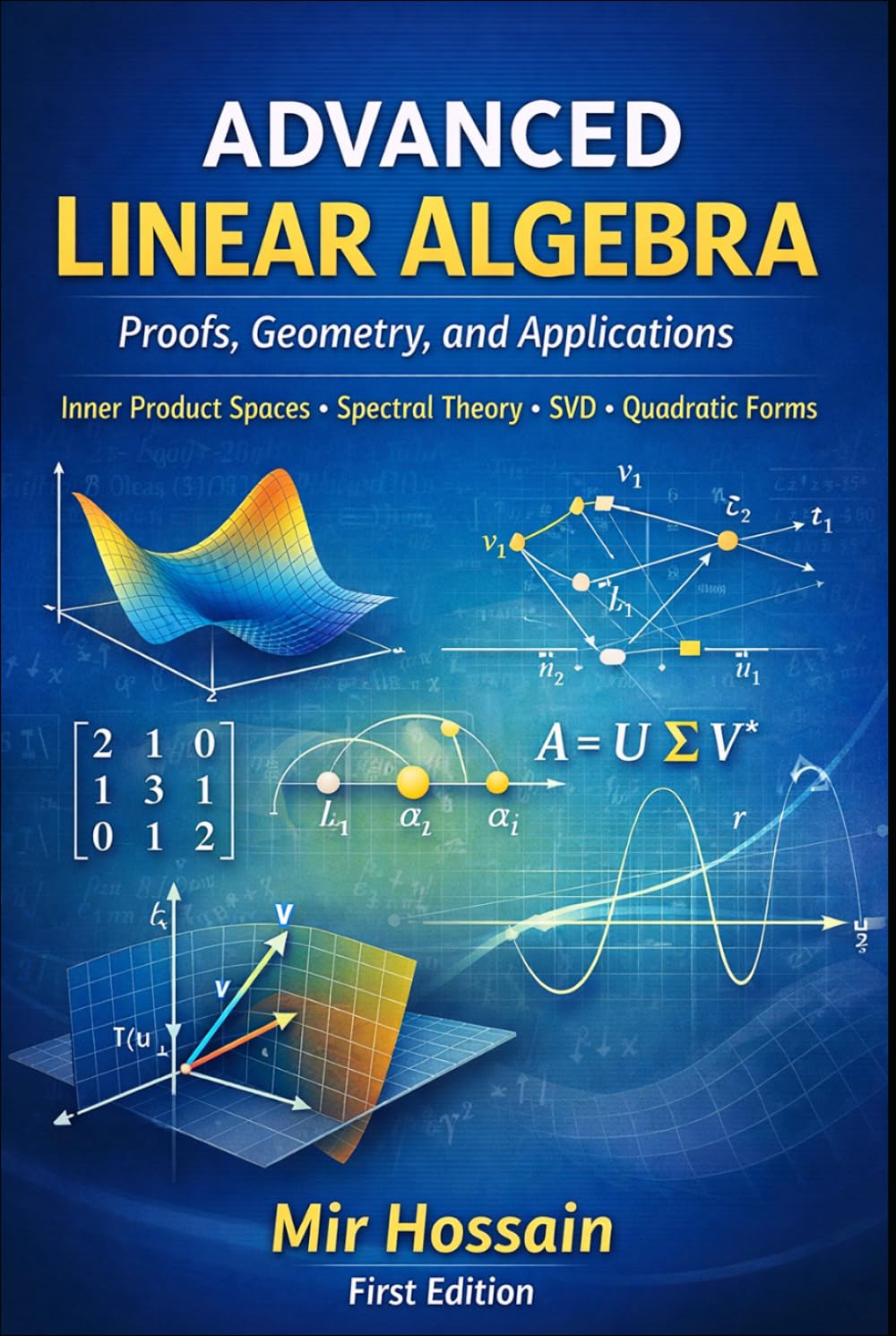 ADVANCED LINEAR ALGEBRA Proofs, Geometry, and Applications: Inner Product Spaces • Spectral Theory • SVD • Quadratic Forms