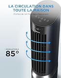 Midea Sensicool Air Cooler with 7L Water Cooling Mobile Air Conditioning Without Drain Hose, Fan with Water Cooling 2000 m³/Hour Evaporative Cooler, 6 Speeds, Touch Display (Blue) - 7