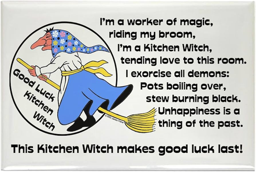 Amazon.com: CafePress Norwegian Good Luck Kitchen Witch Magnet