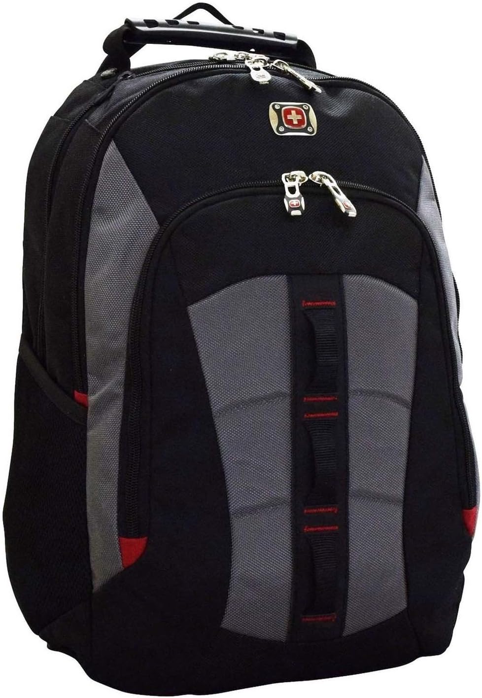 SwissGear Skyscraper Backpack with Laptop Compartment (Black/Grey)
