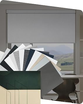 Yoolax 3-Pack Fabric Sample Kit, Premium Multicolor Fabric Samples Fabric Swatches Ideal for Custom Smart Blackout and Light Filtering Roller Shades