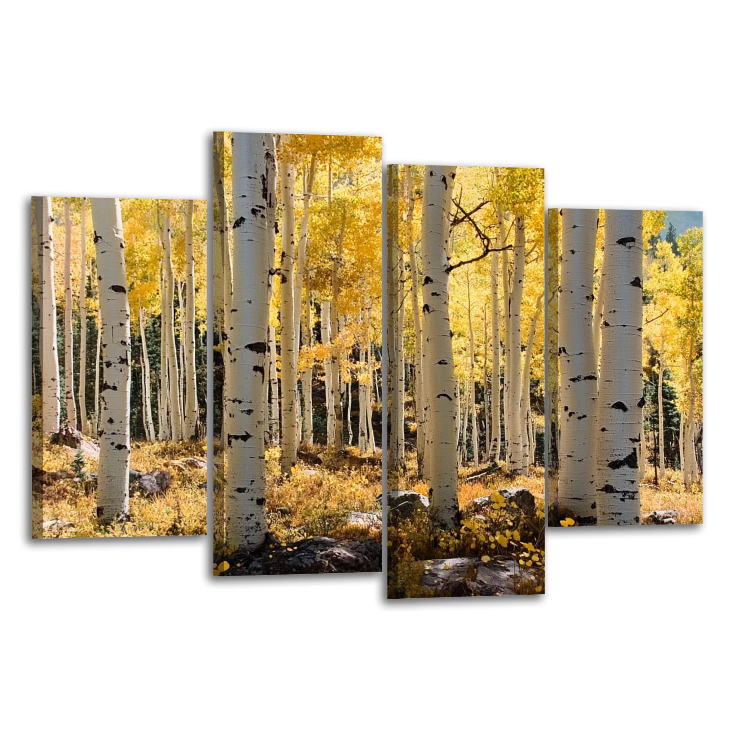 CXHSZHYZYQ Canvas Wall Art Prints Pictures tree fall season Framed Posters Modern Wall Painting Artwork Gift Home Decor for Living Room Ready to Hang
