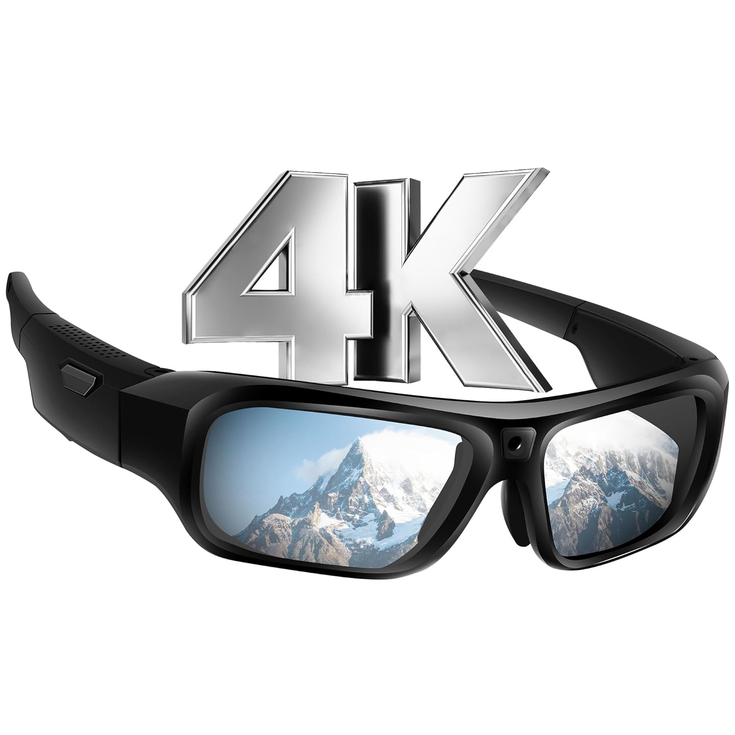 Superior 4K Camera Glasses, 2025 Upgrade Sunglasses Smart Camera, Sports & Action Video Cameras for Men, Smart Video Sunglasses with UV Protection...