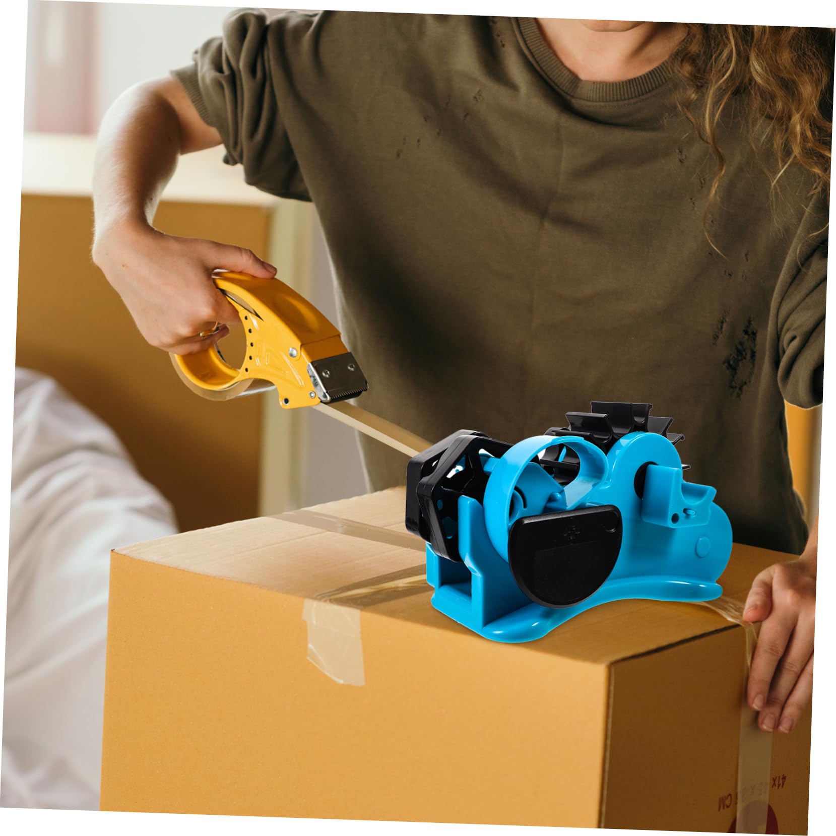 Dispenser Nastro Adesivo da Tavolo Taglierina 22cm Abs