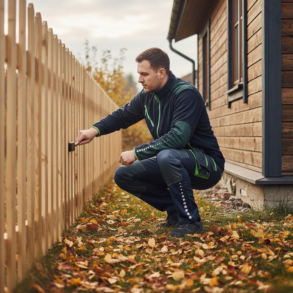 NEO TOOLS Veste de travail en polaire premium pour hommes, (taille S-3XL) 300 g/m² | ou ensemble avec pantalon de travail et t-shirt | Éléments réfléchissants, vêtements durables