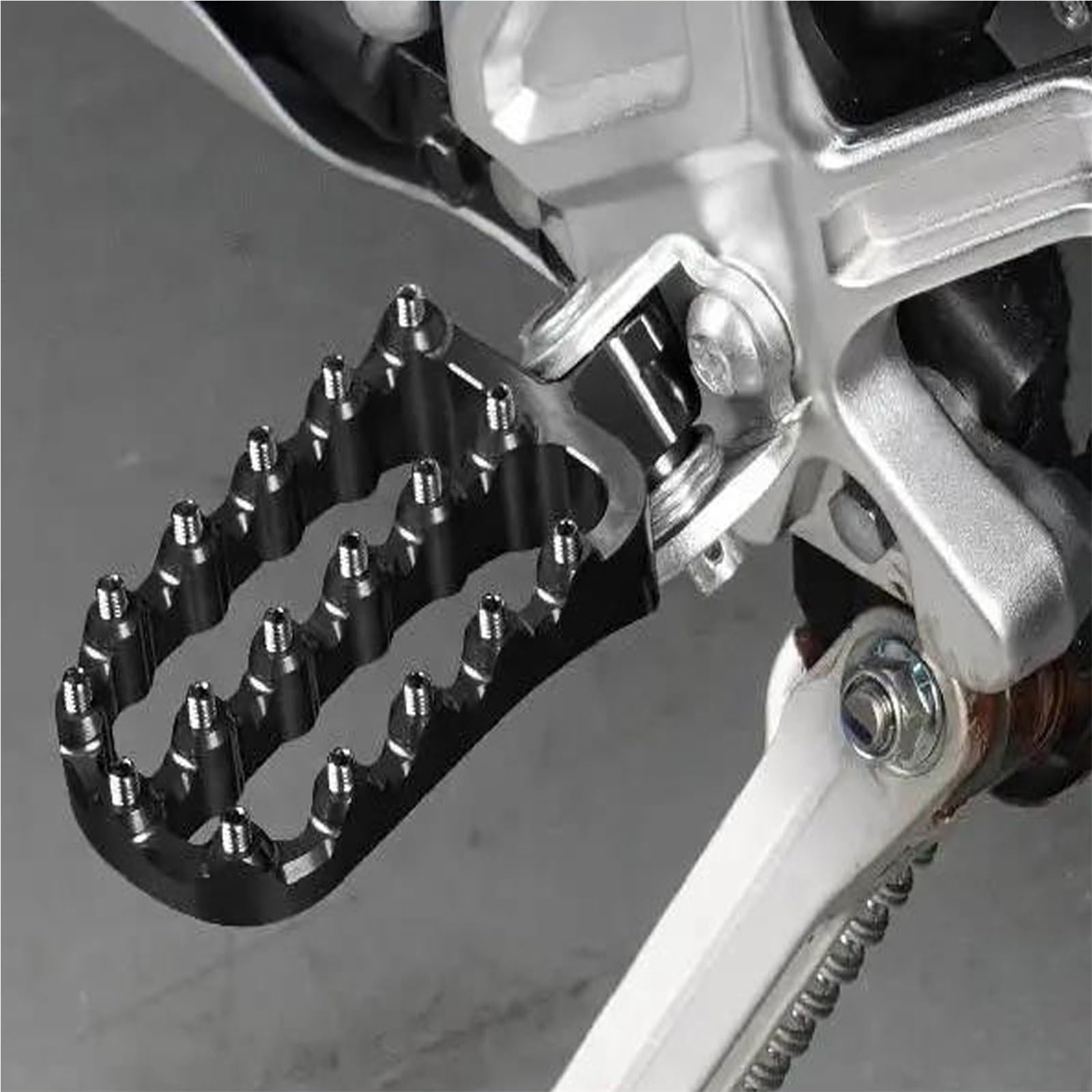 Pedale Pedali Pedana Per Yamaha Tenere 700 Per Rally Edition 2020-2024 2023 2022 2021 Poggiapiedi Pilota Ricambi Accessori Pedane Motore(Black)