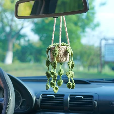 Panda Hanging Ornament - Rear View Mirror Car Accessory, Cute Panda Decor For Women, Men, Kids