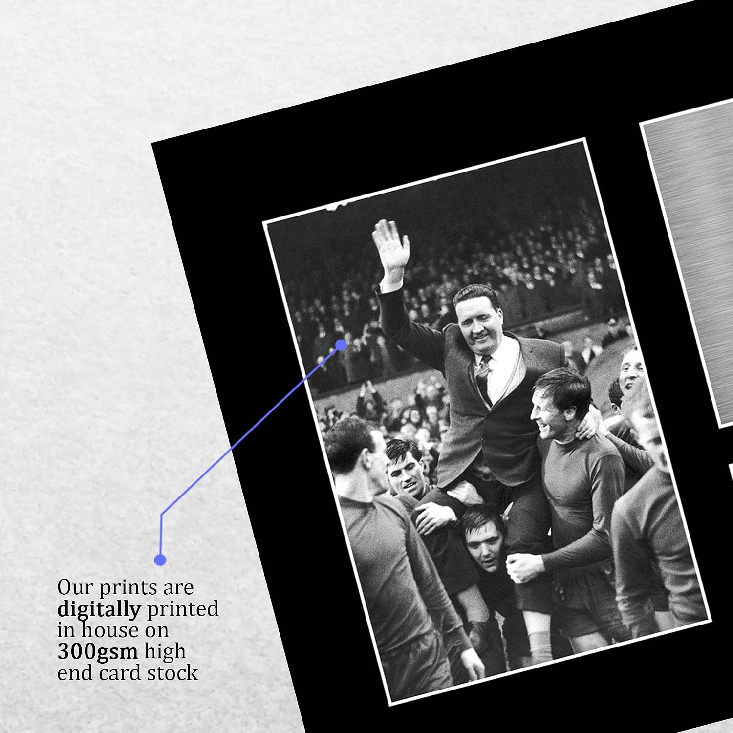 HWC Trading A4 Jock Stein Celtic Gifts Printed Signed Autograph Picture for Fans and Supporters - A4, black, 30L x 21W cm - Image 5