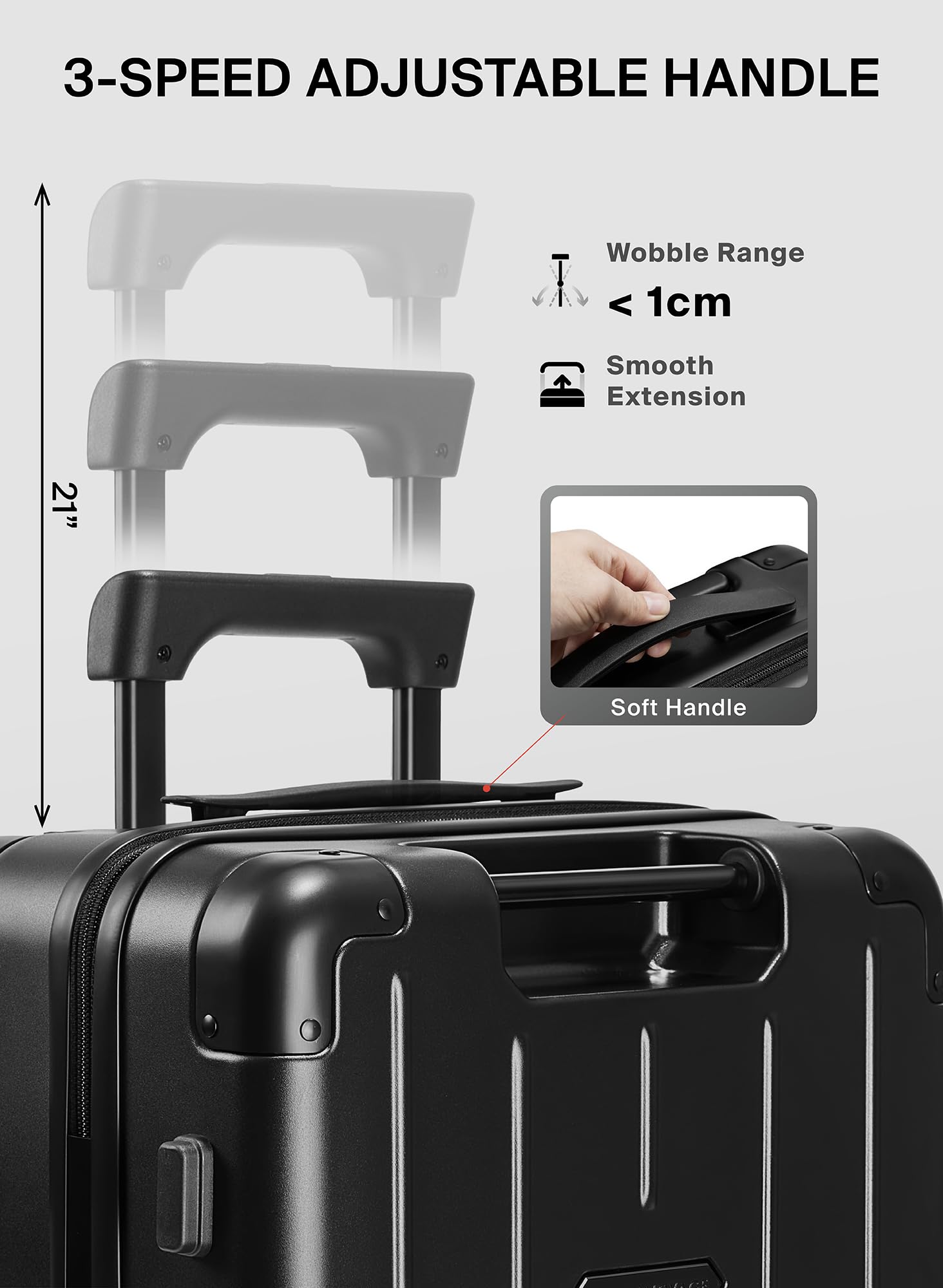 BlackVoyage Air Vacuum Suitcase - Maximize Carry-On Space -6