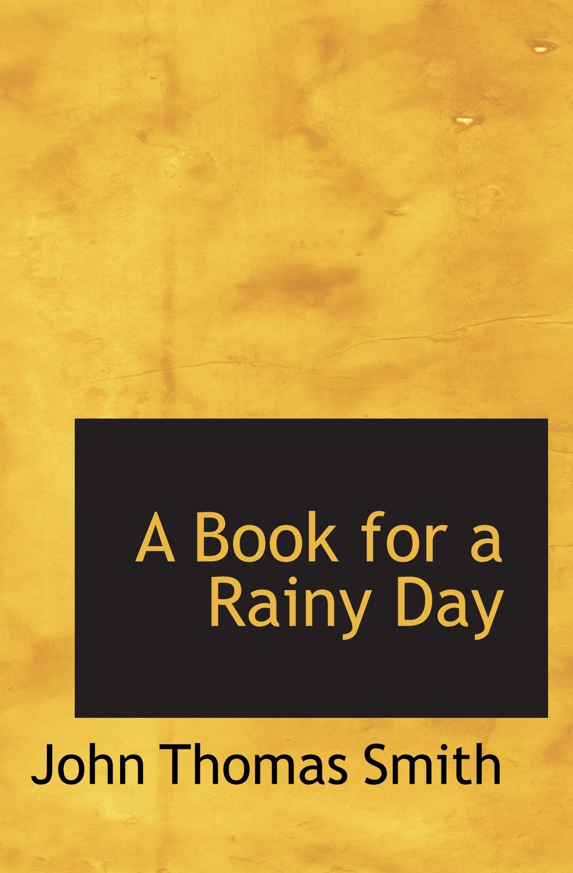 A Book for a Rainy Day