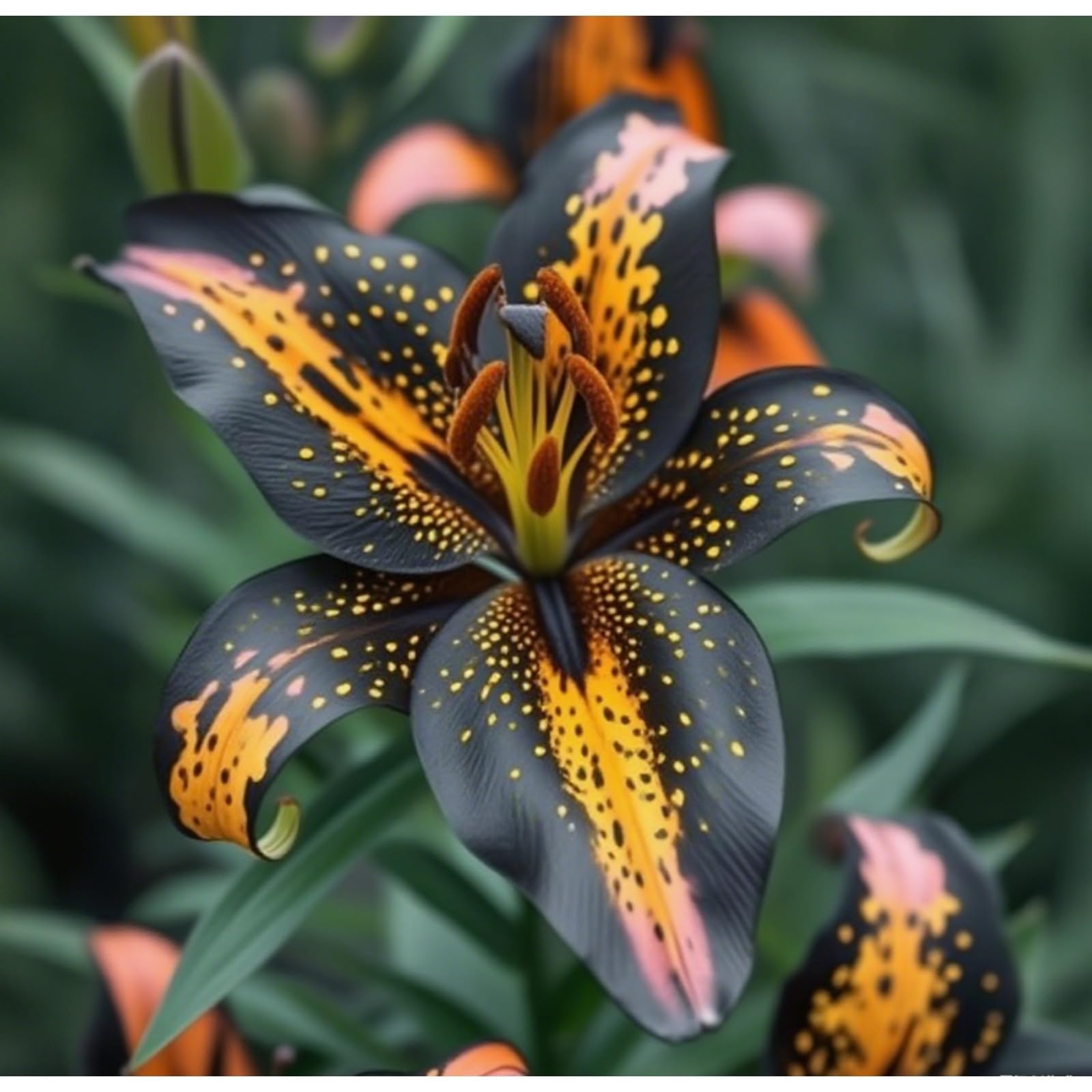 Lilien Exklusive Geschenke -Lily-Schick-Hochwertige Dekoration-Kunst Design-10zwiebeln-b