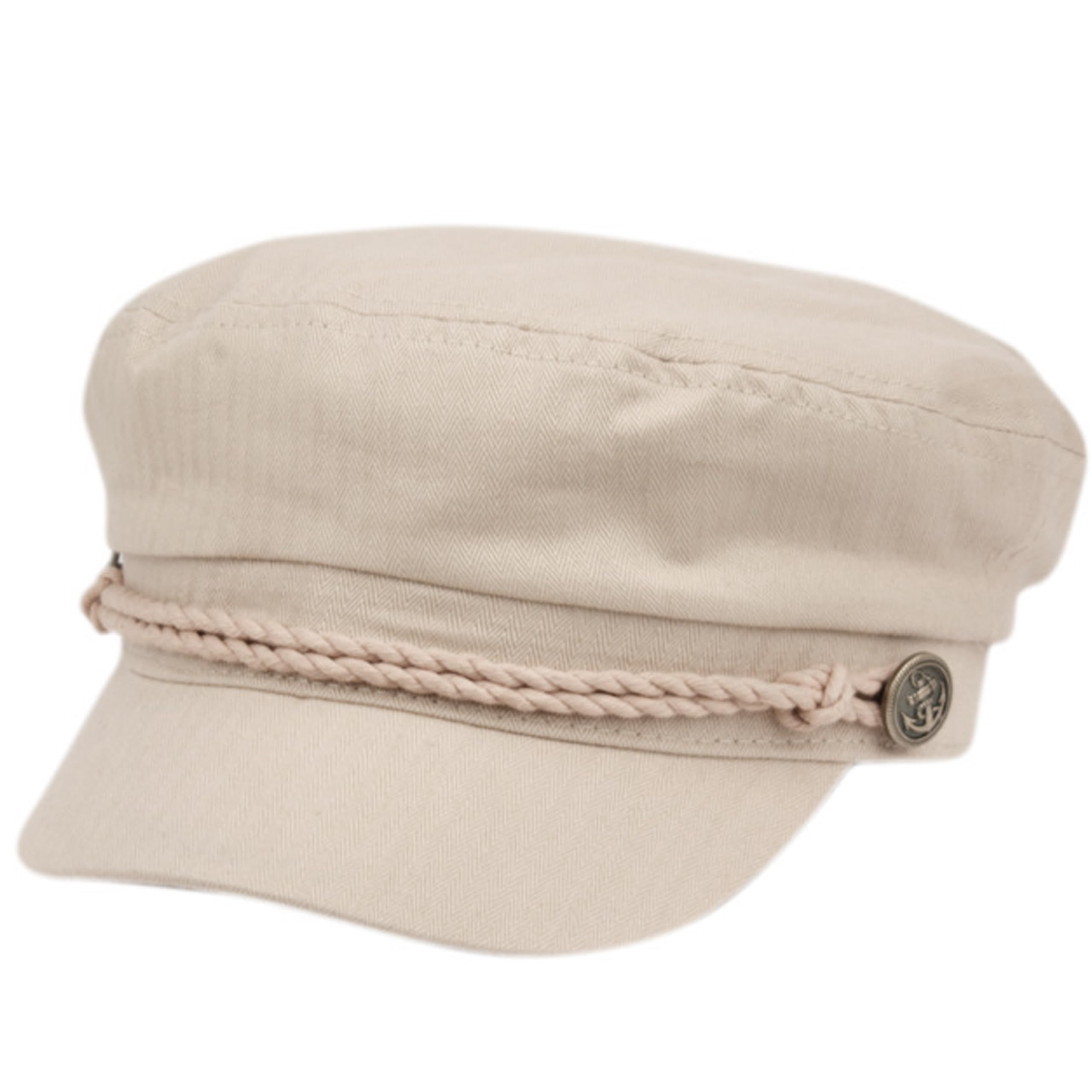 EPOCHMen's Summer Cotton Greek Fisherman Sailor Fiddler Driver Hat Flat Cap