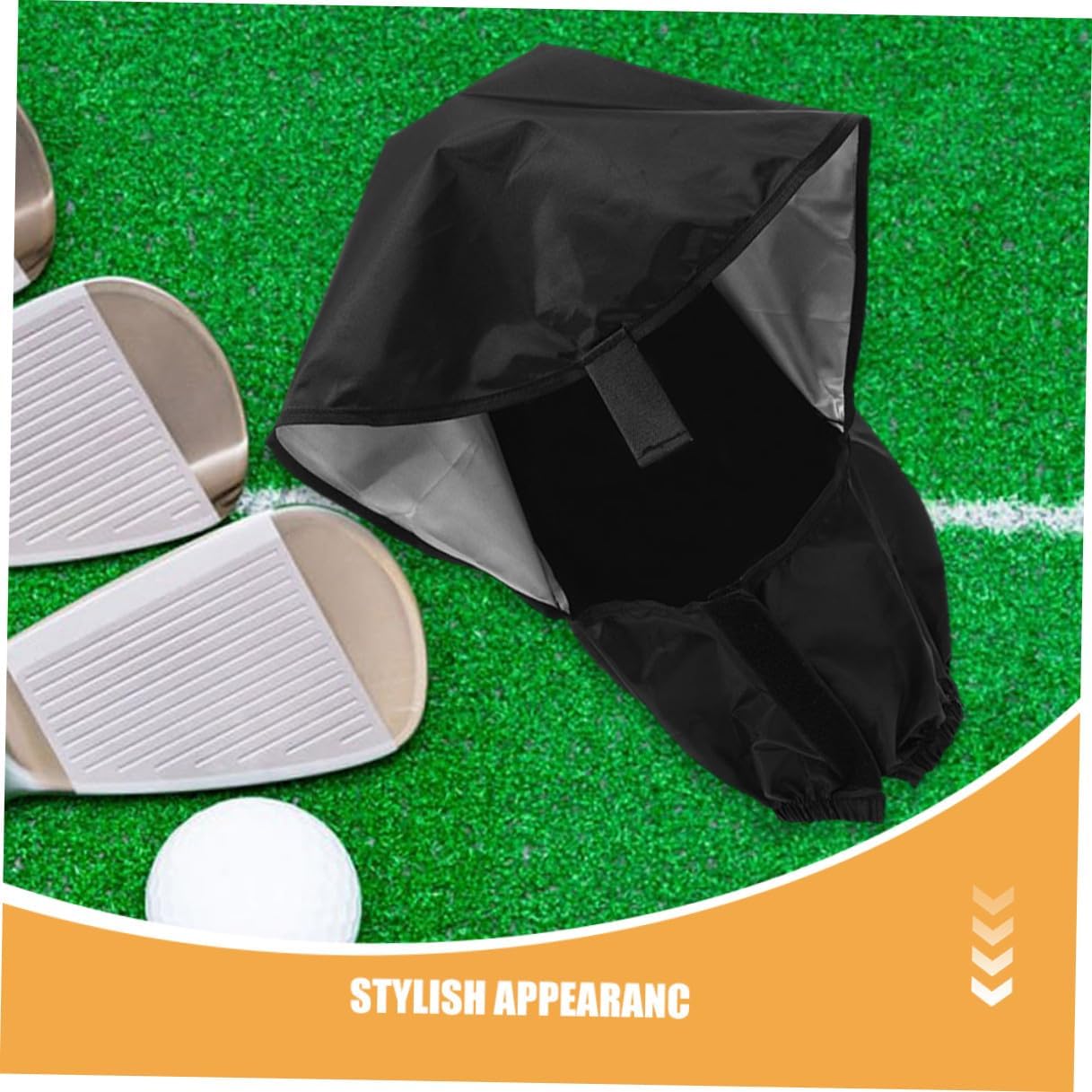 BESPORTBLE 4pcs Golf Bag Rain Hood Lightweight Oxford Cloth Protector Quick Setup Weatherproof Shield for Golf Clubs Outdoor Play