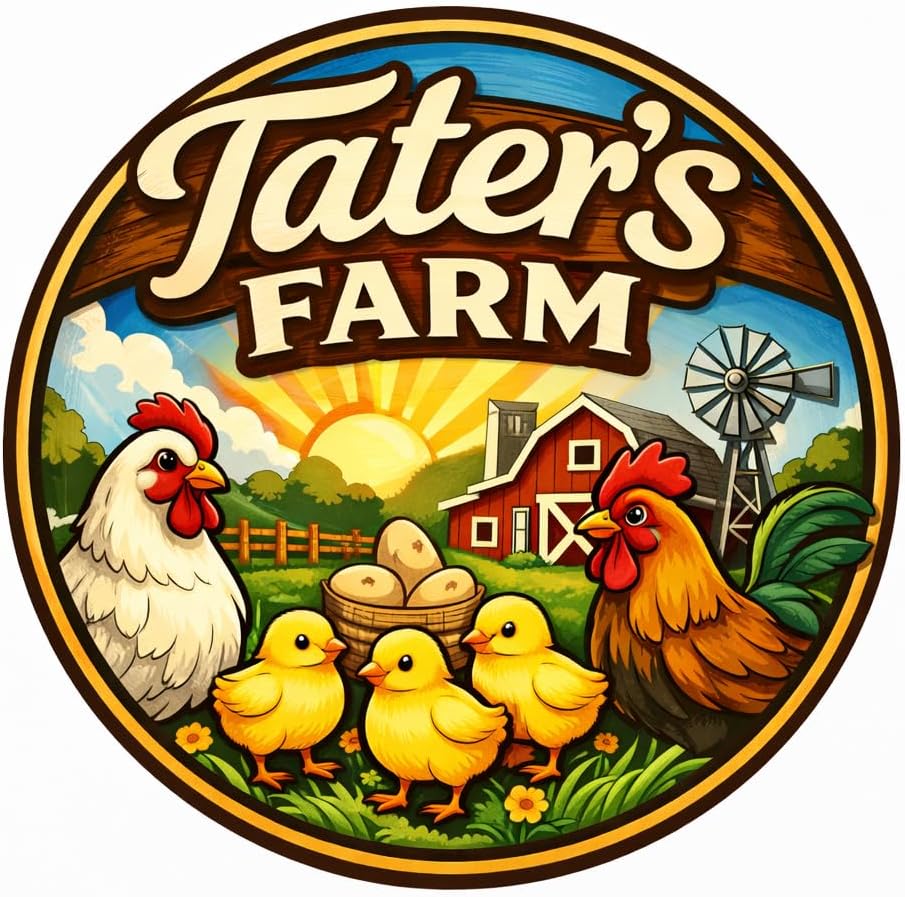 10+ Premium Fresh & Fertile Chicken Hatching Eggs Rainbow Assortment Mix, Tater's Farm NPIP Certified