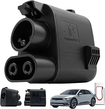 Amphenol NACS to CCS1 Adapter - UL 2252 Certified - Fast Charging up to 600A at Tesla Supercharger - Compatible with Ford, Rivian, GM, Volvo, Polestar EVs - Interlock Safety Lock - SAE J3400-1-