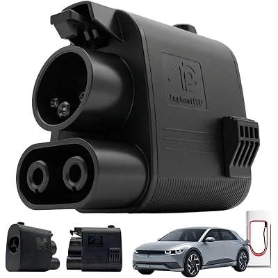 Amphenol NACS to CCS1 Adapter - UL 2252 Certified - Fast Charging up to 600A at Tesla Supercharger - Compatible with Ford, Rivian, GM, Volvo, Polestar EVs - Interlock Safety Lock - SAE J3400-1-