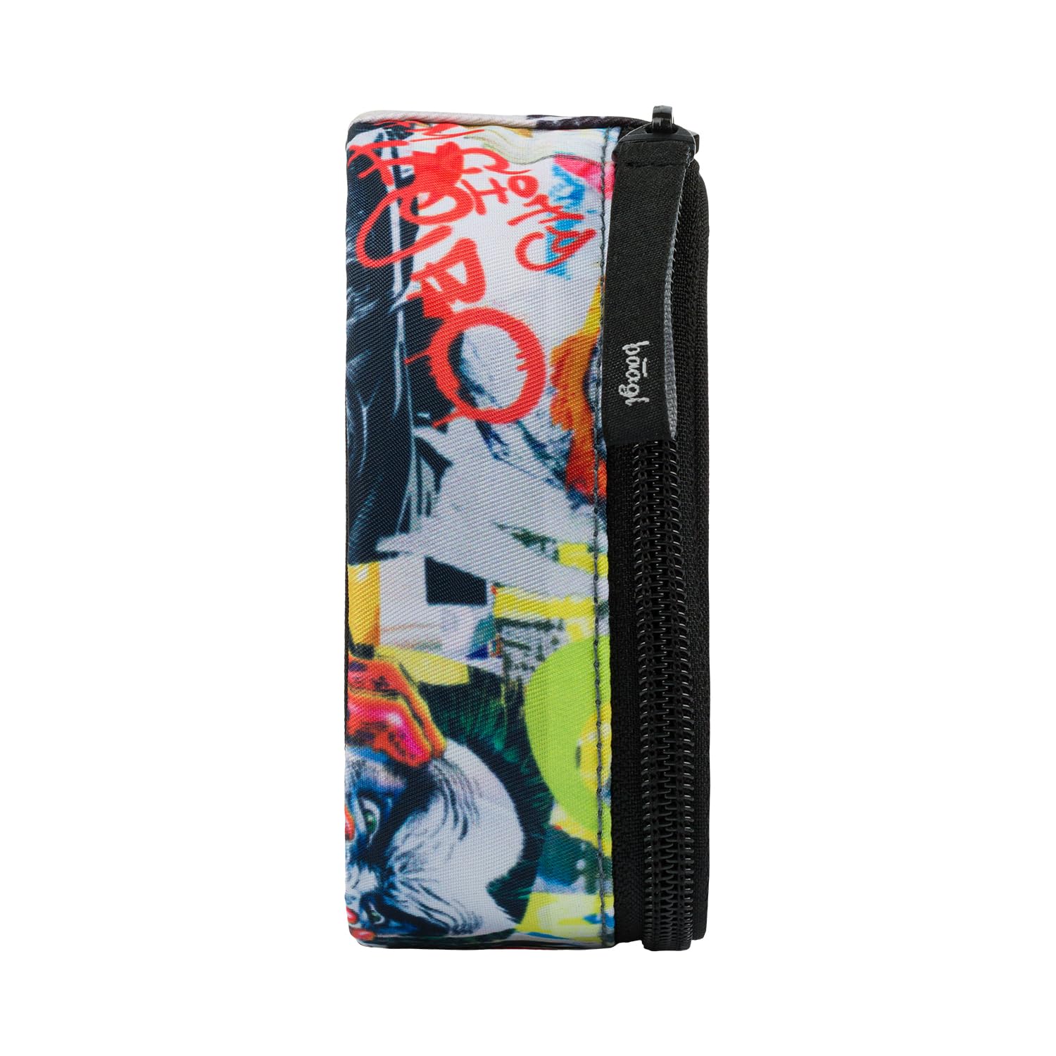 Baagl Pencil Case for Girls - School Pencil Case with 2 Compartments, Palm, Floral Pattern, Palm Tree, 23 x 12 x 5 cm - Image 4