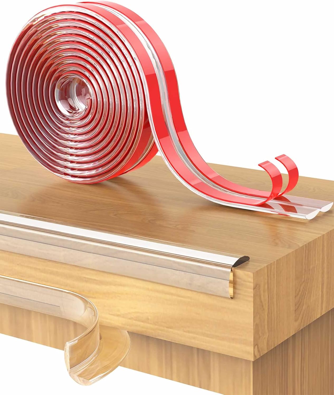 Edge Protectors for Furniture, Table Bumpers for Babies, Clear PreTape