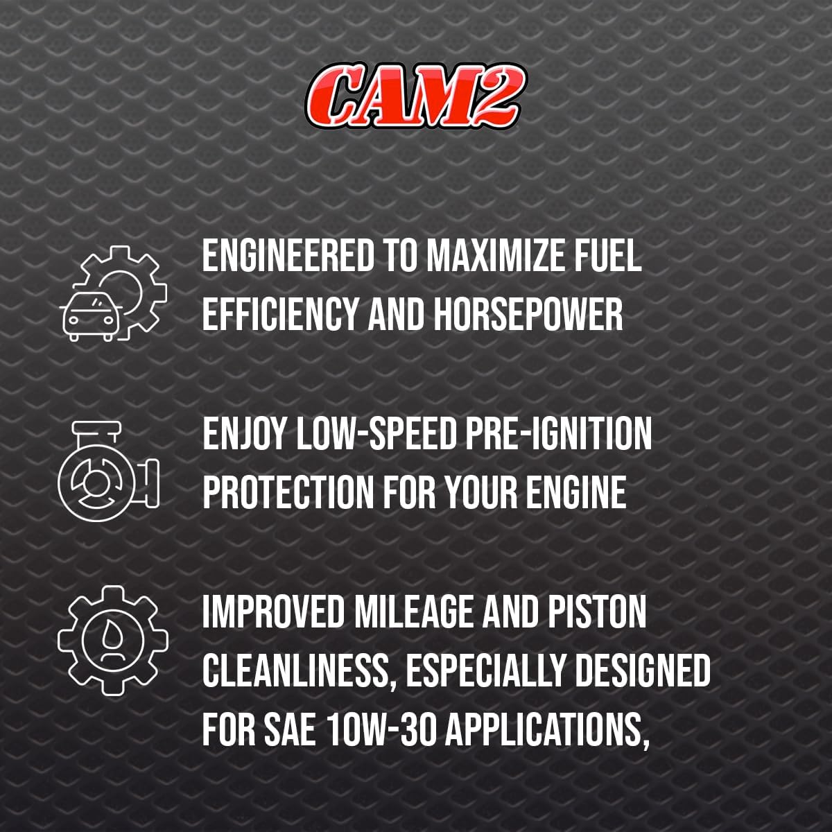 CAM2 SYNAVEX 10W-30 SP/GF-6A FULL SYNTHETIC ENGINE OIL - 6/1 Quart
