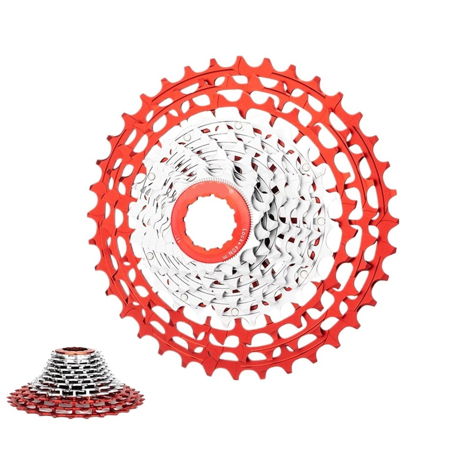 Amazon | ZTTO 超軽量レッドロードバイクカセット 11/12 スピード 11