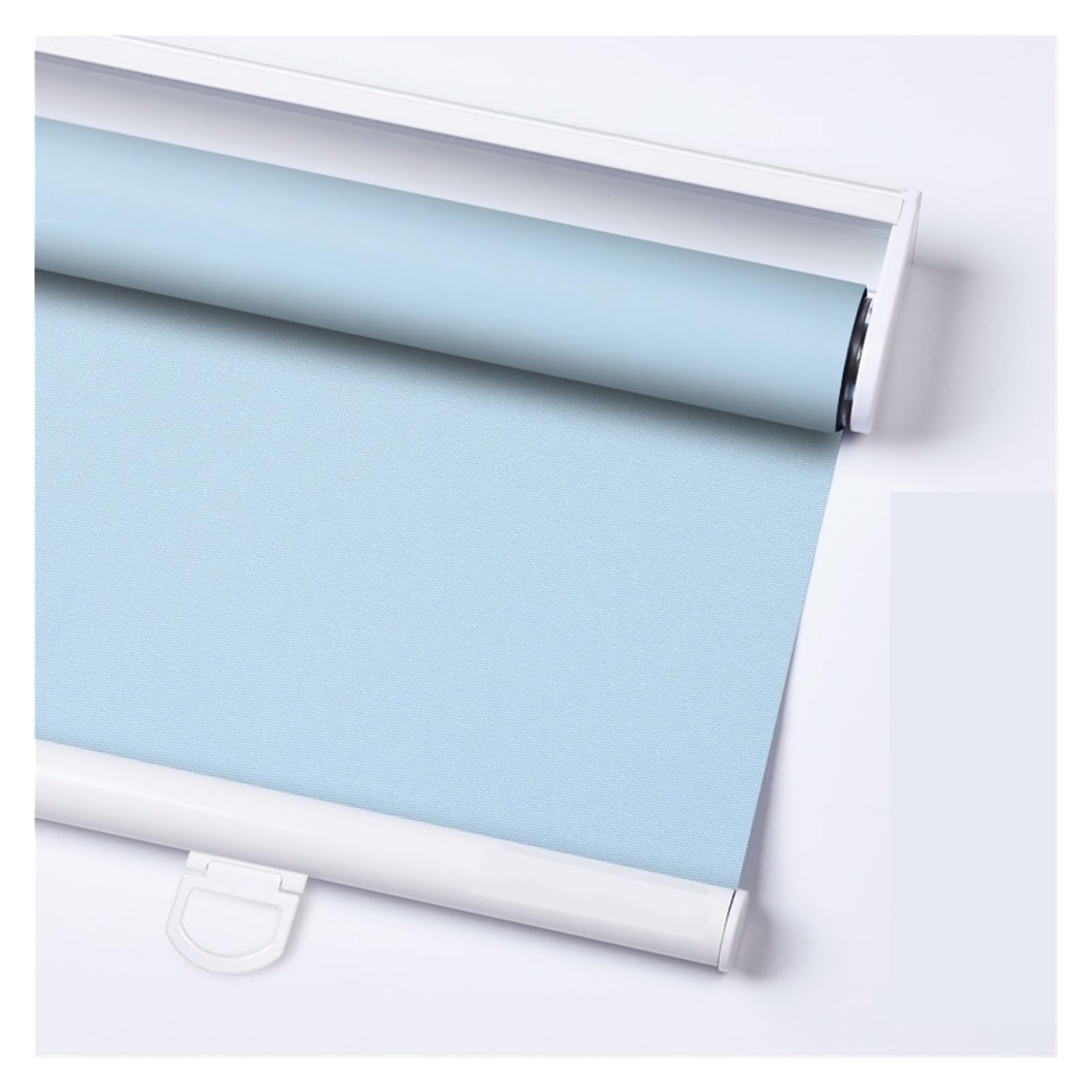 Occultant fenêtre store roulant à ressort 80x180 cm bleu pour maison