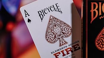 Bicycle エレメンツシリーズ ファイア デッキ Bicycle® Elements Series: Fire Playing Card Deck, Single