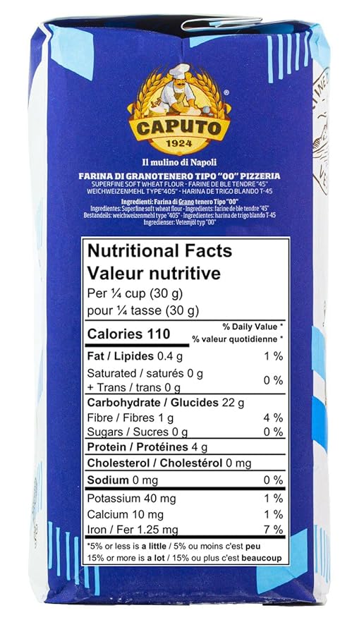 Harina Pizzeria Antimo Caputo Blue 00, 5 Kg (11 Lb) - Para Masa de Pizza miniatura 2