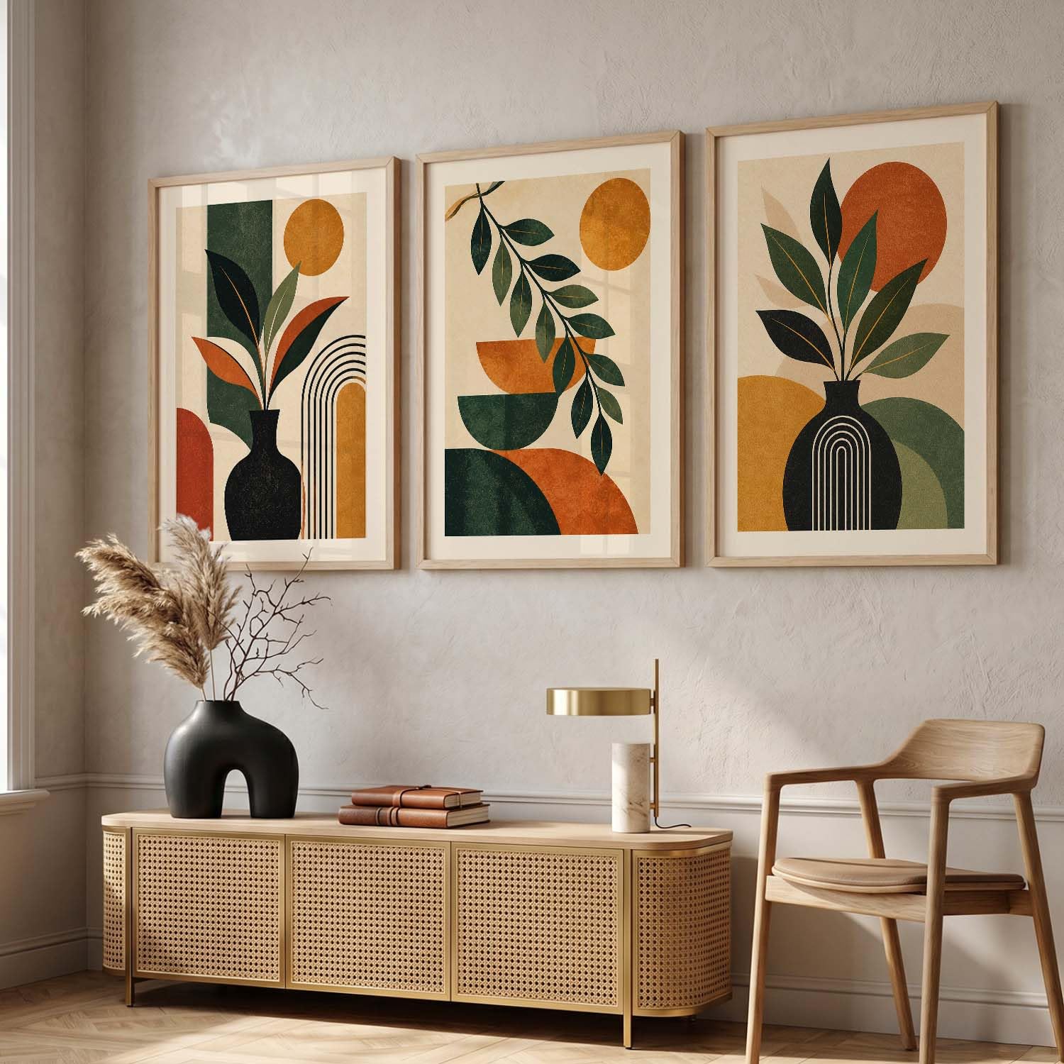 Bohemian Art Prints - 3 Maximalist Frames -4 Bohemian Art Prints - 3 Maximalist Frames -4