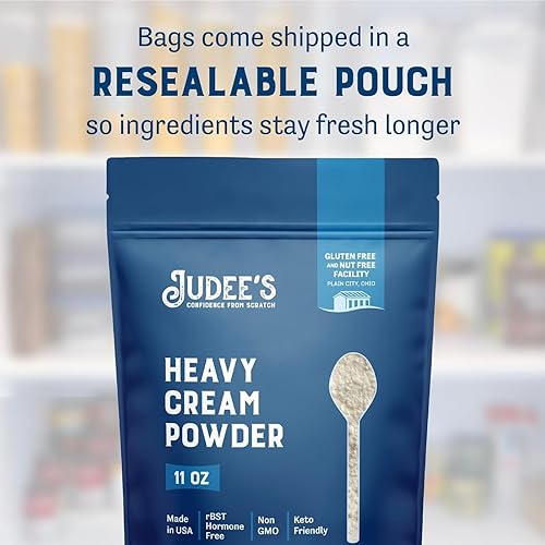 Miniatura 3 de Judee's - Crema en polvo 100% libre de gluten, 11 onzas, libre de transgénicos y conservantes, producida en los Estados Unidos, apta para dieta