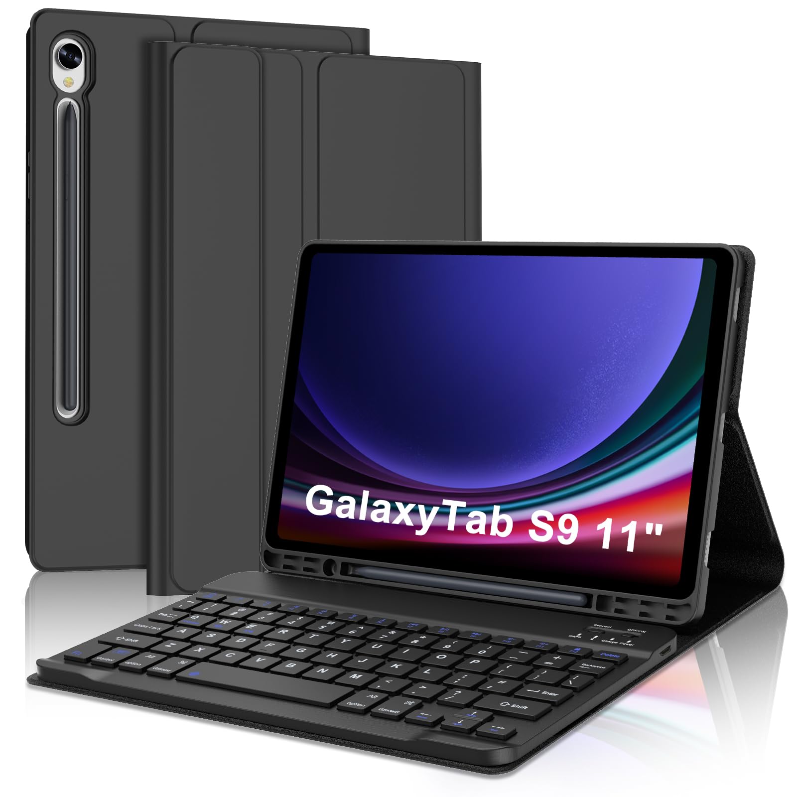 BORIYUAN Galaxy tab s9 Keyboard case - Grey