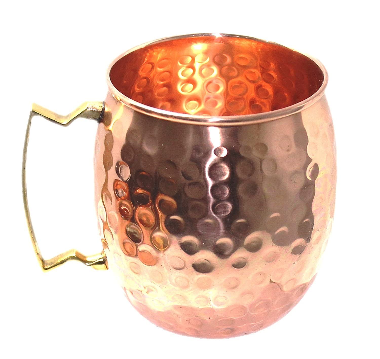 STREET CRAFT Hammered Copper Moscow Mule Beer Mug Cup, Best for Parties, Bar-Ware