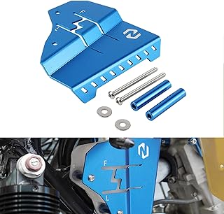 NICECNC Blue Expansion Water Tank Guard Protector Compatible with Yamaha Raptor 700 2006-2011,2013-2018 2019 2020 2021 2022 2023/ Raptor 700R 2012 2016-2018 2019 2020 2021 2022 2023
