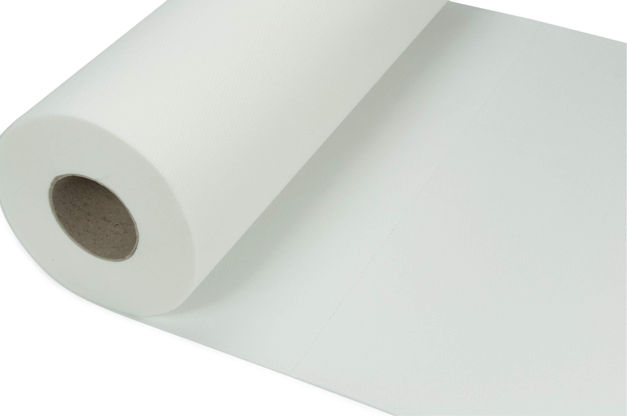 Ärztekrepp 2-lagig | 9 Rollen | Größe 59cm x 50m | hochwertig weiße Liegenabdeckung | doppelschichtige perforierte Papierrolle | Ideal für Krankenhäuser, Praxen, Tattoostudios uvm.